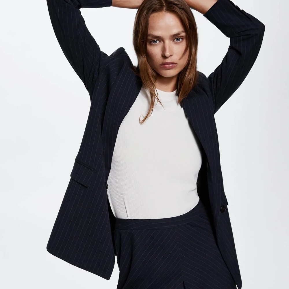Mango pinstripes blazer